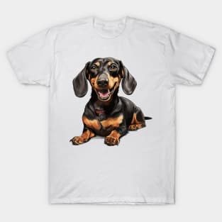 Dachshund Wiener Sausage Dog Cute T-Shirt